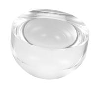 VILLFUL Acrylic Desktop Magnifier Dome Round Lightweight Reading Aid with Clear Optical Magnification and Paperweight Function for Books Documents Maps