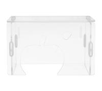 VILLFUL Acrylic Hamster Hideout Small Size Window, Dwarf Hamster and Gerbil Shelter, Small Pet Habitat for Hedgehog, Rat, and Guinea Pig Hiding Place