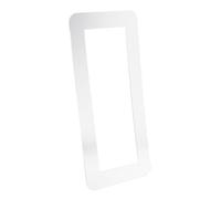 VILLFUL Acrylic Light Switch Protector Sticker with Thickened Edges for Enhanced Safety Decorative Outlet Cover Plate Panel Decal for Home Office Flexible Easy to Apply White Trim