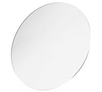 VILLFUL Acrylic round Disc Decorative Mirror with Classic round Shape, Silver Acrylic Material for Photography Props and Room Decor, for Commercial Settings and Jewellery Display
