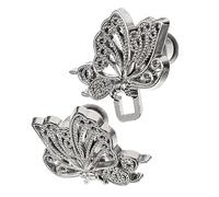 VILLFUL Adjustable Butterfly Jean Button Waist Tightener Decorative Waist Clip for Jeans Pants Trousers Smooth Surface Durable Design for Men Women Teens
