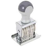 VILLFUL Adjustable Date Rolling Stamp 2022-2033 with Received Mark, Portable Handheld Knob Date Stamper for Daily File Accessory, Scrapbooking, Planner and Mail Use