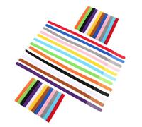 VILLFUL Adjustable Puppy Id Collars Newborn Pet Identification Bands Nylon Medium Size Multi-color Set for Puppies and Kittens Whelping Supplies