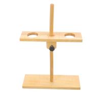 VILLFUL Adjustable Wooden Funnel Stand Holder with Laboratory Support Rack for Teaching and Experimental Use in Schools and Scientific Labs