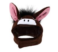 VILLFUL Adorable Cotton Pet Hat for Hamsters Guinea Pigs Small Animals Warm Multi-purpose Costume for Parties Photoshoots Special Occasions Includes Cute Donkey Ears Design