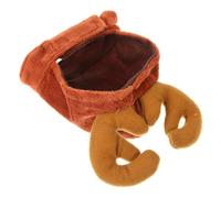 VILLFUL Adorable Pet Costume Hat with Deer Horns for Christmas Parties Carnival Events and Photo Soft for Comfort and Warmth Unique Accessory for Dogs and Cats
