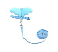 VILLFUL Angel Design Pet Harness Vest for Small Dogs Lightweight Chest Strap Comfortable and Breathable Blue Xs for Outdoor Walks and Training