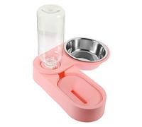VILLFUL Automatic Cat Feeder Water Fountain Sure Feed Cat Bowl Stainless Steel for Busy Pet Parents