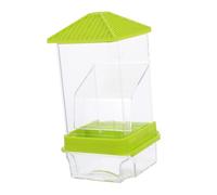 VILLFUL Automatic Spill Budgie Bird Feeder Box for Cages Sturdy Parrot Food Dispenser with Scheduled Feeding for Home and Pet Shops Versatile Cage Accessory for Parrots and Pigeons