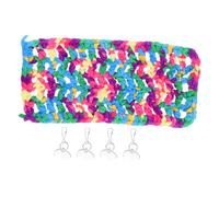 VILLFUL Bearded Dragon Hammock with Suction Cups for Lizards Snakes and Small Pets Space-saving Swing Bed for Reptile Climbing and Resting Easy to Install Cage Accessory