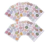 VILLFUL Bible Study Index Tabs 10 Sheets Boho Style Laminated Self-Adhesive Colorful Bible Labels for Women and Men and Study Accessories