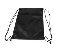 VILLFUL Black Oxford Cloth Helmet Pouch for Bicycle and Skateboard Helmets | Secure Drawstring Closure, Shoulder Carry Design, Hands-free Transport for Cyclists during Sports Training and Outdoor