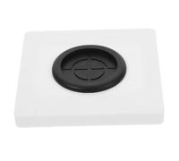 VILLFUL Blank Outlet Cover Plate with Pass-Through Hole for Wall Mounted Tv Material Protective Socket Cover Easy Installation Wall Plate for Wire Management and Home Decor