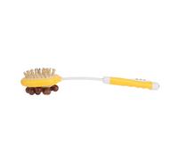 VILLFUL Body Knocking Massager Percussion Hammer Wooden Beads Plastic Material Easy to Hold and Use Fatigue Back Massage Tool for Wellness and Relaxation