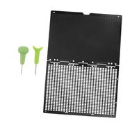 VILLFUL Braille Writing Board with Stylus Portable Line Cell Learning Tool for Blind Students Durable Braille Writing Accessory for Classroom and Study