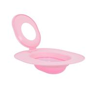 VILLFUL Cat Toilet Trainer Seat Potty Training Toilet Seat Kit Adapter Kitten Adult Cat Training Pink