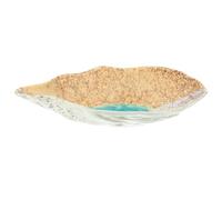 VILLFUL Ceramic Butterfly Feeder Tray for Outdoors Decorative Bird Feeding Station 12-inch Garden Puddler Water Dish for Butterfly and Bird Watchers
