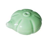 VILLFUL Ceramic Calligraphy Water Dropper Pot Durable Ink Grinding Container Creative Pumpkin Design Painting Accessory for Art Supplies and Desktop Adornment