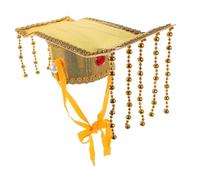 VILLFUL Chinese Ancient Emperor Hat Cosplay Accessory Elegant Lightweight Headwear for Parties Performances and Role Playing Fits Traditional Asian Design for Spring Festival and Carnivals