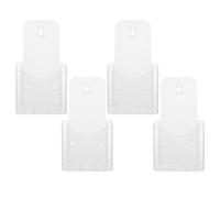 VILLFUL Clear Acrylic Brochure Holder 4 Pack Acrylic Brochure Stands for A4 Flyers Leaflets and Pamphlets Tabletop Display for Office Desk Reception Exhibition and Conference Use