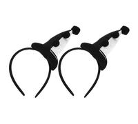 VILLFUL Clown Hat Headband Soft Plush Halloween Clown Accessories for Costume Parties Circus Themed Events Mardi Gras Cosplay Hairband