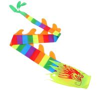 VILLFUL Colorful Dragon Ribbon Streamer for Dance and Vibrant Outdoor Exercise and Gymnastics Tool for Stage Performances and Chinese Festival Celebrations