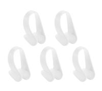 VILLFUL Convenient Nose Clips Silicone Professional Swimming Plugs for Swimmer Accessory, Wear-resistant, Prevent Nose Choking Water, Box Storage, 5 Boxes