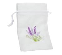 VILLFUL Cotton Drawstring Sachet Bag Lavender Embroidered Fragrance Pouch for Wedding Party Favor Closet Freshener