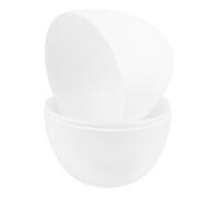 VILLFUL Craft Easter Shell Large Fillable Openable Jumbo for Easter Party Favor Giant Empty Ornament 30x20cm White