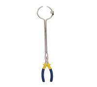 VILLFUL Crucible Tong Round Clamp Tool for Melting Furnace Metal Refining Tool Lightweight Compact Design for Jewelry Casting Optimal Control for Safe Handling