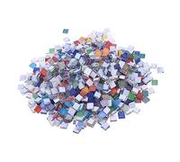 VILLFUL Crystal Glass Sticker Decals for Mixed Color Mosaic Craft Tiles Durable DIY Glass Material for Jewelry Home Decor and Creative Projects