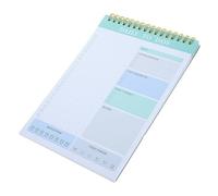 VILLFUL Daily Planner Notepad Tear-off with 60 Sheets, Portable Green Paper To-do List Notebook for Reminders and Schedule Memo Pads