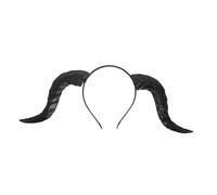 VILLFUL Detachable Devil Horns Headband Lightweight PU and Iron Halloween Hairband for Cosplay Day Dead Parties Carnivals and Fancy Dress Accessories