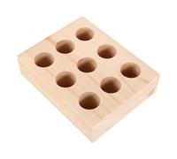 VILLFUL DIY Insect Specimen Pin Holder with 9-hole Wooden Base for Science Education, Insect Pinning Board for Specimen Making and Butterfly Mounting Display