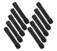 VILLFUL Dust Protection Sleeves Bike Cable Covers Black Rubber 10pcs Flexible and Sturdy with Easy Installation for Motorcycle Brake and Throttle Cables Suitable for Atv Quad and Offroad