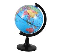 VILLFUL Educational Globe with Stand for Kids, Plastic World Map Globe Featuring Sl ontemporary Design, Decorative and Interactive Learning Tool for Office and Study Rooms