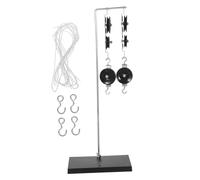 VILLFUL Educational Pulley System Kit for Middle School Science Portable Lightweight Pulley Block with Holder and Rope for Physics Experiments and Teaching Demonstrations