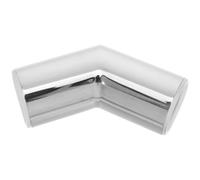 VILLFUL Elbow Pipe Connector Practical Solution Stainless Steel 135 Degree Tube Bracket Sturdy Glass Door Fixture Suitable for 25mm Tubes for Structural Pipe Connections