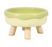 VILLFUL Elevated Cat Bowl with Stable Base Reusable Design for Comfortable Eating User Friendly Feeding Dish for Cats and Kittens Easy to Clean Pet Bowl