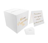 VILLFUL Employee Suggestion Box with Comment Cards and Customer Complaint Forms Secure Feedback Collection Drop Box for Office School Retail Hotel Use Easy Setup