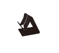 VILLFUL Ergonomic Aluminium Tablet and Phone Stand Holder for Mount with Slip Design Ventilated Heat Dissipation Durable Metal Construction in Black for Desk and Flat Surfaces