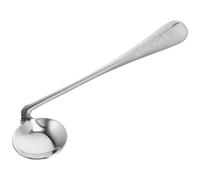 VILLFUL Ergonomic Angled Stainless Steel Spoon for Right Hand Small Lightweight Feeding Utensil Elderly Patient Care Adaptive Tableware