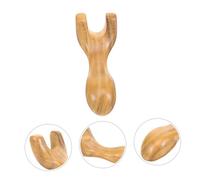 VILLFUL Ergonomic Y-Shaped Wooden Face Neck Massager Scraping Tool for Nose Bridge and Body Massage Natural Material Smooth Surface for Relief and Improved Circulation Suitable for Home