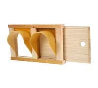 VILLFUL European Style Pigeon Cage Door Wooden Bird Trap Accessory for Pigeon Loft Easy Installation User Friendly Entry Elegant Design for Racing and Dove Entrances