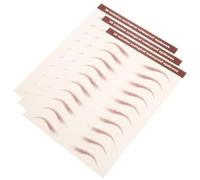 VILLFUL Eyebrow Tattoo Stickers Waterproof 3D Brown Peel Off Transfers for Natural Grooming and Everyday Makeup Application
