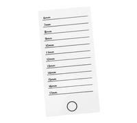 VILLFUL Eyelash Grafting Tool Acrylic Display Board with Marks False Eyelashes Organizer for Beauty Salon and Makeup Artists Small White