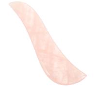 VILLFUL Facial Gua Sha Stone Scraping Board for Acupuncture Therapy S-shaped Jade Scraper with Contouring Edges Massage Tool to Circulation Reduce Puffiness and Smooth Fine Lines