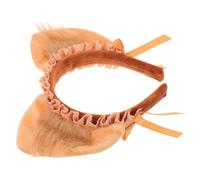 VILLFUL Faux Furry Fox Ears Headband Flexible Fit Animal Hair Decor Accessory for Cosplay Parties Halloween Christmas Carnival Costumes for Adults