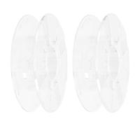 VILLFUL Filament Accessory Cord Organizer 2Pcs Small Portable Spool for 3D Printing Workshop Use Grey Plastic