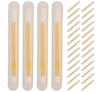 VILLFUL Fishing and Rainproof Polyethylene Material 100pcs Glow Sticks with Flexible Attachment Design for Night Fishing and Lines in Rivers and Saltwater Environments